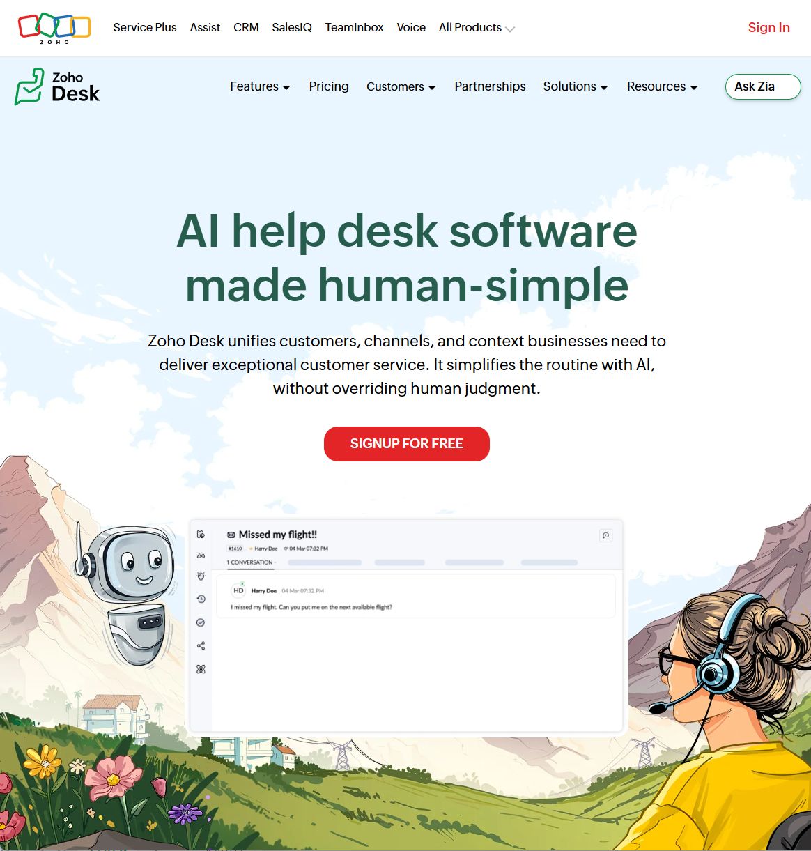 Zoho Desk