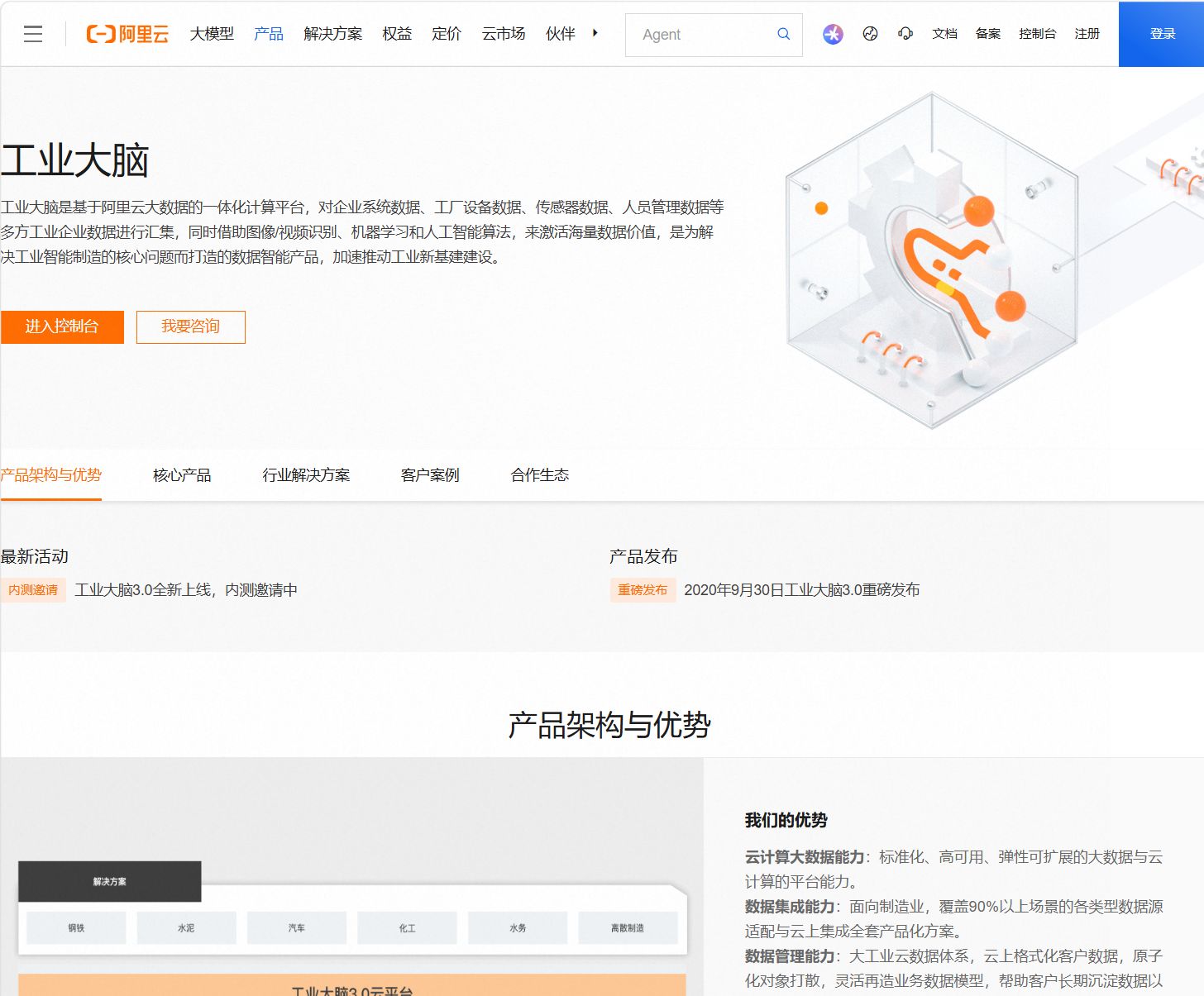 阿里云工业大脑