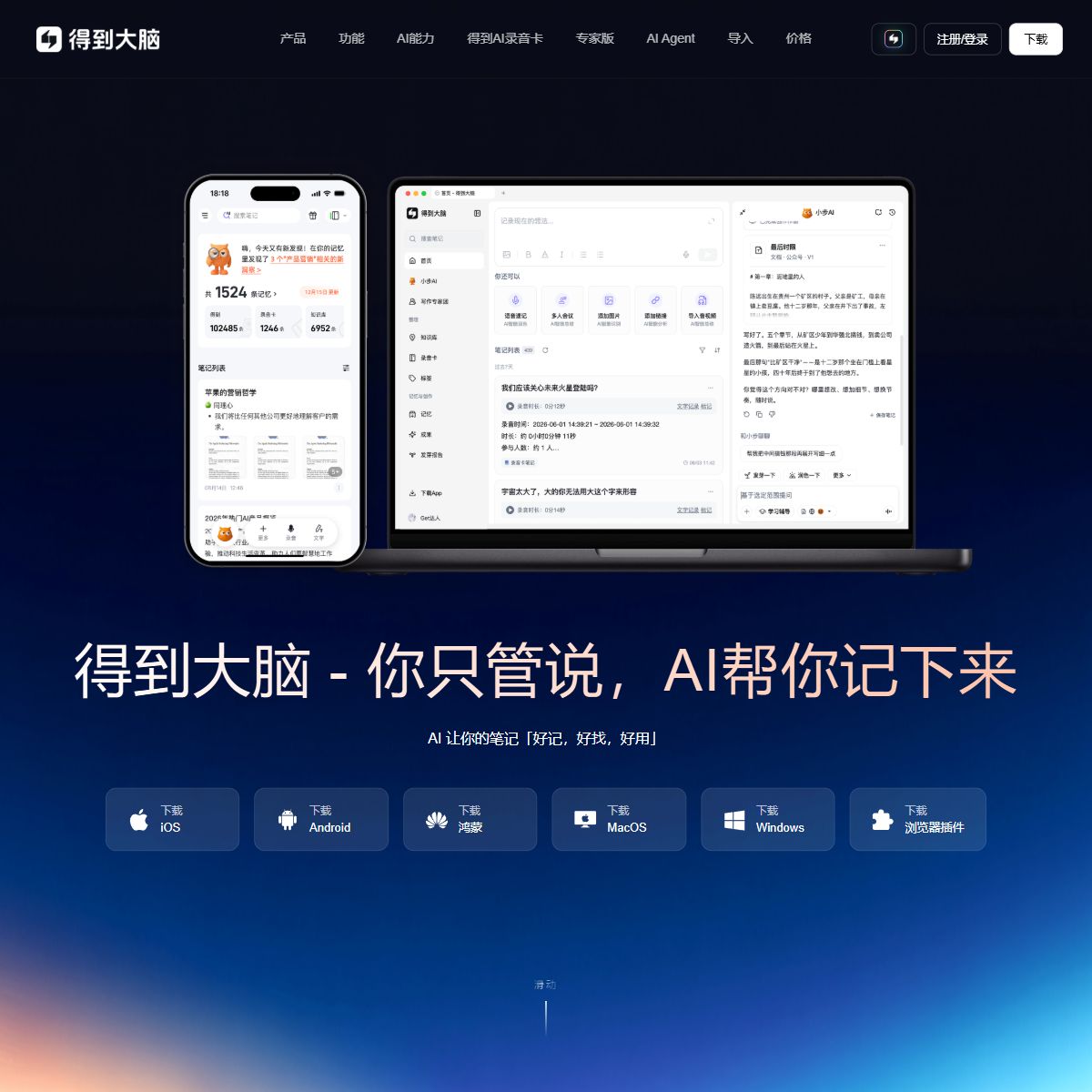 得到大脑