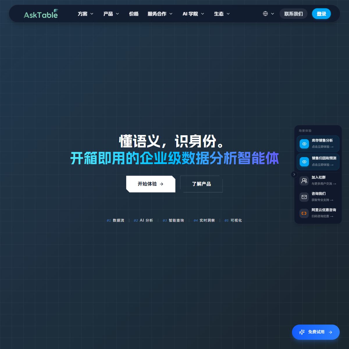 察言观数AskTable