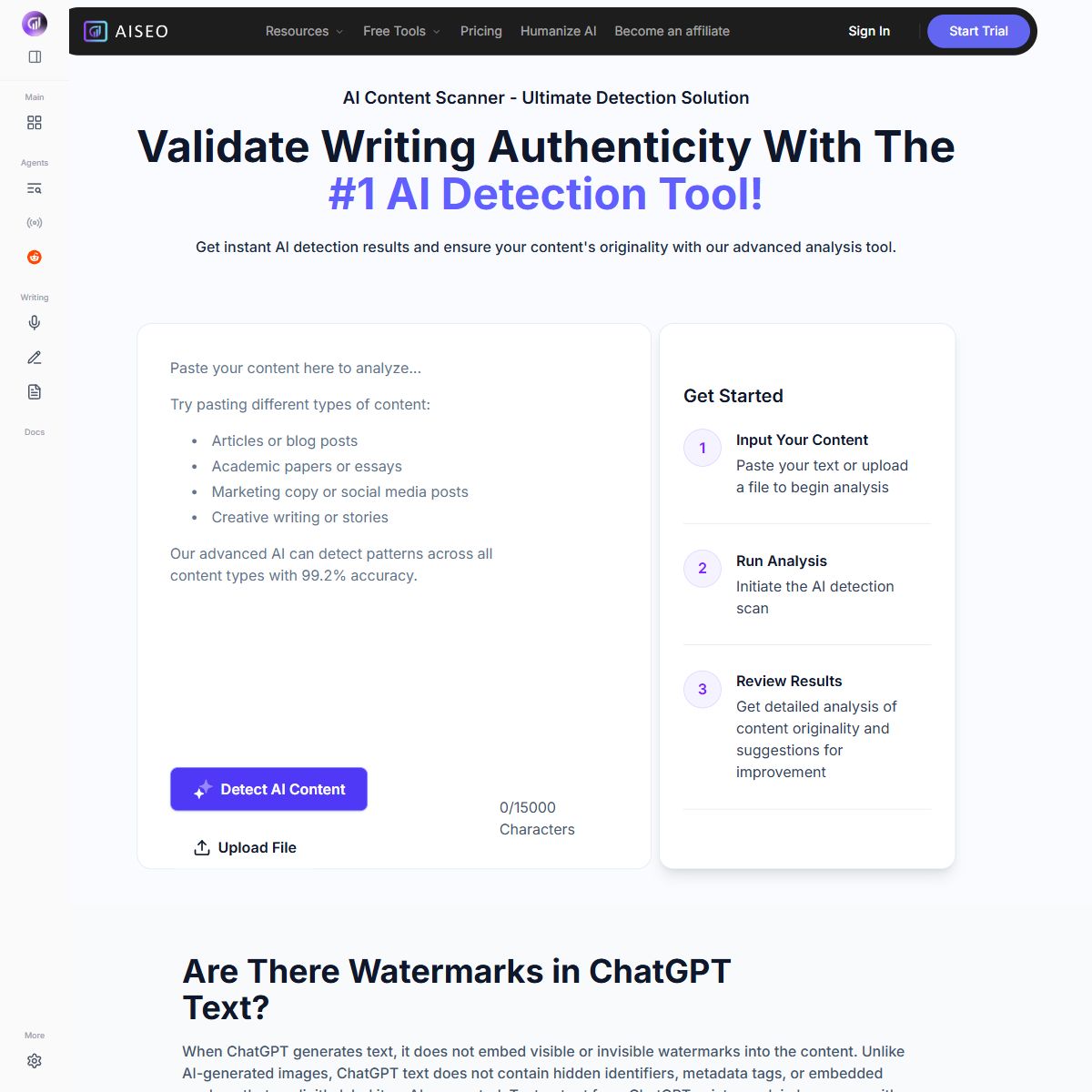 AISEO AI Content Detector