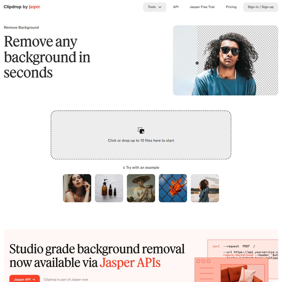 ClipDrop Remove Background