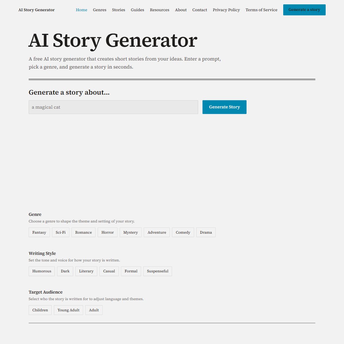 AI Story Generator
