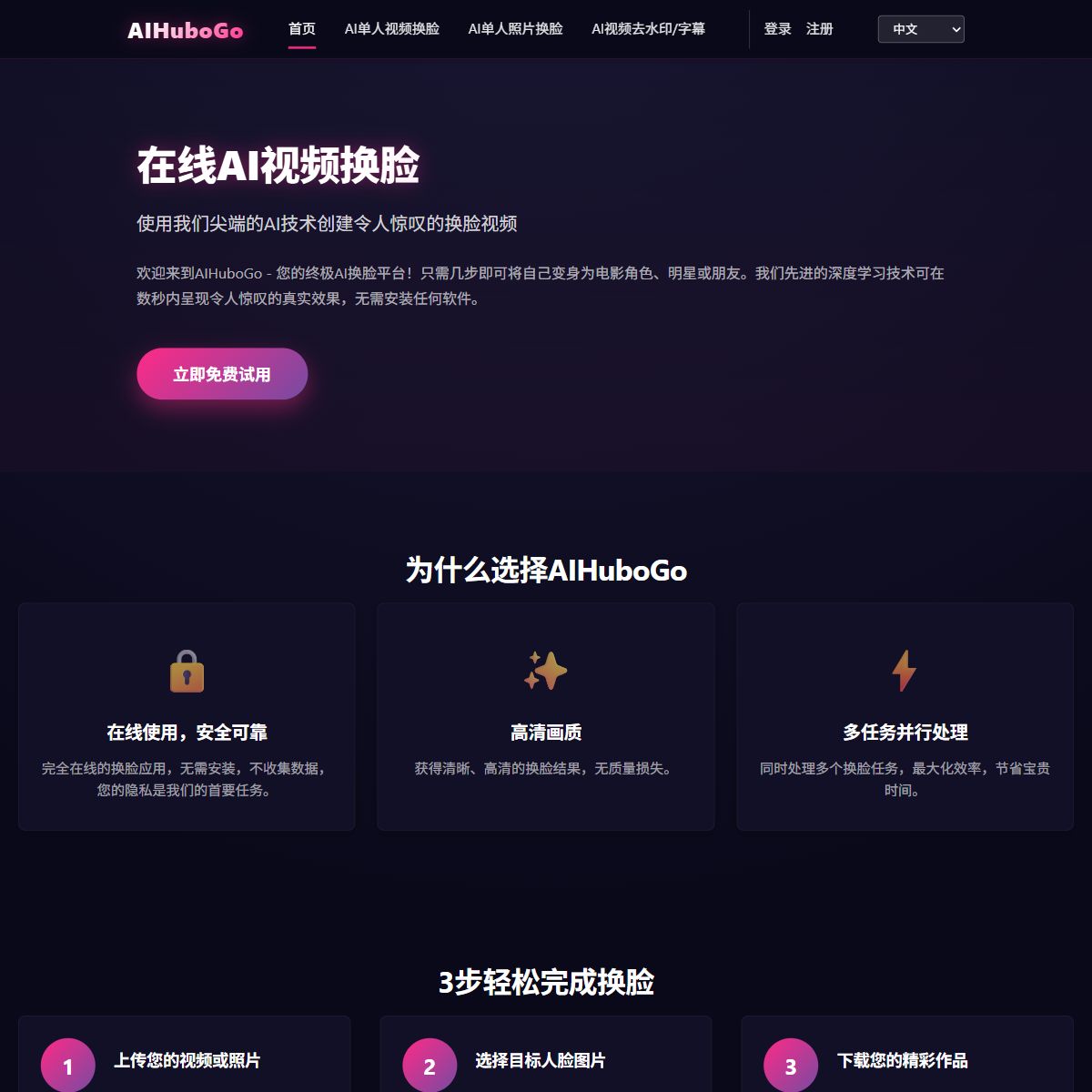 千禾智能AI视频换脸